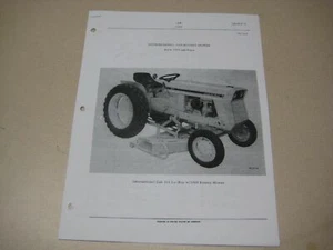 CUB LO BOY 154 185 184 INTERNATIONAL 3260 CORTACÉSPED MANUAL DE PIEZAS - Imagen 1 de 1