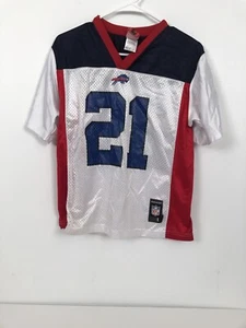 Reebok Willis McGahee Buffalo Bills Football Jersey Youth Large Blue Red Kids * - Picture 1 of 4