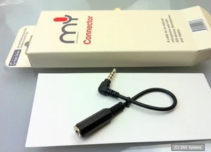 Mymyk MMCC-FG Mikrofon Adapter, Kabel, Stecker für Smartphone bzw. Tablet, NEU - Bild 1 von 1
