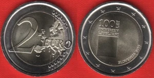 Slovenia 2 euro 2019 "University of Ljubljana" BiMetallic coin UNC - Picture 1 of 1
