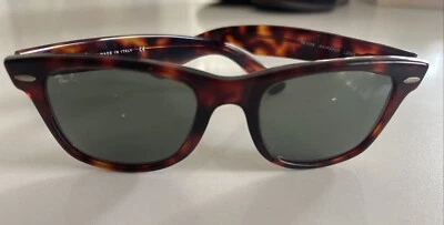 老式 RAY-BAN Wayfarer RB 2008 L2053 太阳镜 意大利 BAUSCH & LOMB — 第 1/4 张图片