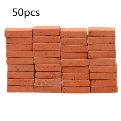 50PC 1/16 Scale Dollhouse Miniature Sand Table Simulation Brick Building Scenery - Image 1 of 4