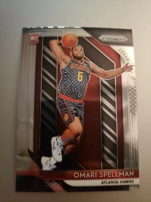 Omari Spellman 2018-19 Panini Prizm RC Rookie Chrome Base GOLDEN STATE WARRIORS - Image 1 of 2