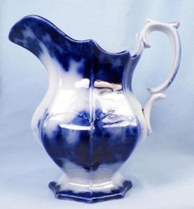 Shapoo Flow Blue Creamer T & R Boote 1842 Antique - Picture 1 of 11