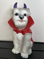 Halloween Blow Mold Realistic Puppy Dog Vampire Devil Vintage 17” (No Light)