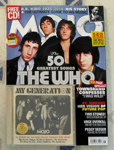 MOJO Magazine & CD Aug 2015 The WHO 50 Greatest SONGS 22 Page Special ST VINCENT - Picture 1 of 1