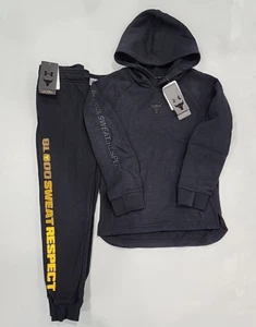 NEW Under Armour Project Rock Hoodie Terry Joggers Set Clothing Lot Youth SMALL - Picture 1 of 5