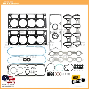 Fit 04-09 GM 6.0L V8 Vortec 6000 Engine MLS Cylinder Head Gasket Set LQ4 LQ9 LS2 - Bild 1 von 8