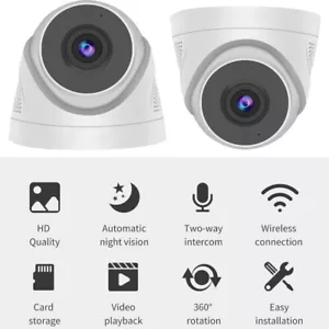 Wireless Security Camera Outdoor Home WIFI 1080P HD 360° Baby Pet Monitor Cams - Picture 1 of 15