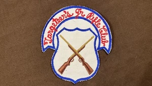 Vintage Targeteers Jr Rifle Club Patch Hunting Fishing Rod Gun Outdoor Club - Picture 1 of 3