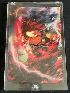 🔥 Tanjiro Demon Slayer Anime 3D Lenticular Large Card Collectible Gift - Picture 1 of 1