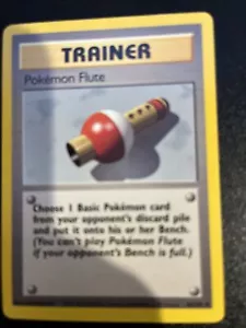 Pokemon Flöte Base Set 86/102 - Uncommon Pokemon Karte - Bild 1 von 2