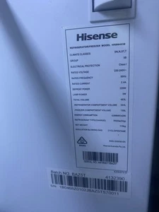 Hisense 417L Bottom Mount Fridge HRBM417S - Black - Picture 1 of 6