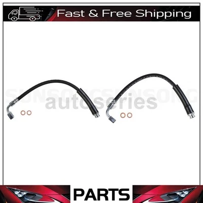 2 Front Brake Hydraulic Hose Brake Hose Fits Chevrolet Colorado 5.3L 2.8L 3.5L - Image 1 of 4