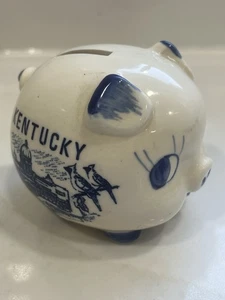 VYG Kentucky Souvenir Coin Piggy Bank w / Stopper - NICE! - Picture 1 of 8