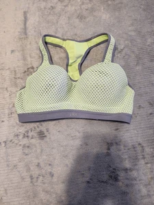 Victorias Secret VSX Sport Green Adjustable Racerback Sports Bra Womens 34B - Picture 1 of 3