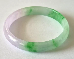 Hermoso brazalete Estate lavanda y jade verde - Imagen 1 de 7