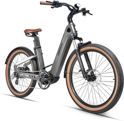 MIHOGO AIR 26" Electric Mountain Bicycle 900W Peak 48V/19.2AH City ebike 7 Speed - Image 1 of 4