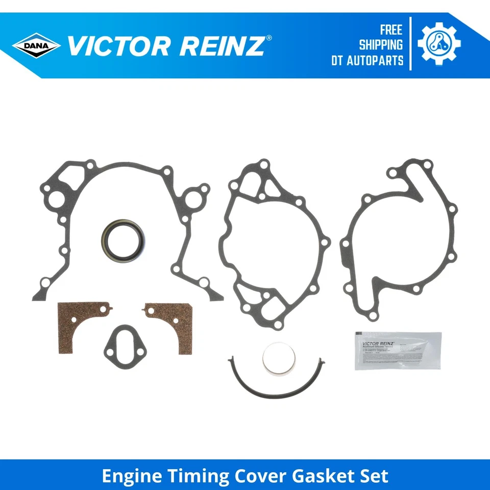 For 1962-1963 Mercury Meteor Engine Timing Cover Gasket Set Victor Reinz - Image 1 of 1