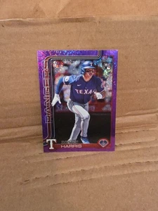 2025 Topps Serie 2 Dustin Harris Viola Sand Foil 178/250 RC - Foto 1 di 3