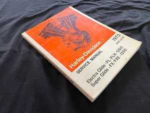 Libro manual de servicio Harley Electra Glide FX FXE Super Glide 1970 y posteriores FL FLH - Imagen 1 de 16