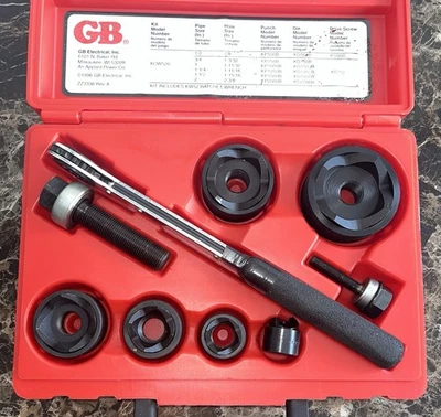 Gardner Bender Hand Ratcheting Knockout Set 1/2” - 2” - Image 1 of 3