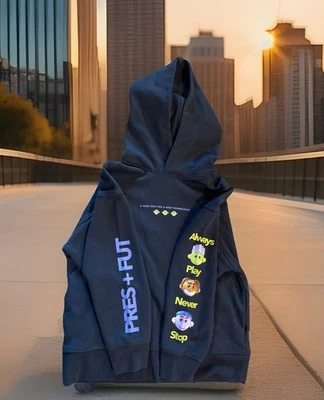 ZARA Niños Sudadera con Capucha Niños 8 Negro Una Nueva Era Para Una Nueva Comunidad Prensa Fut Foto 1 de 4