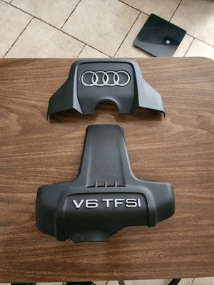 2009-2017 AUDI A6 A7 A8 Q5 Q7 S5 SQ5 3.0L SUPERCHARGED ENGINE COVER TRIM SET OEM Foto 1 de 4