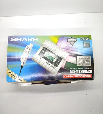 SHARP MD-MT280E(S) DIGITAL RECORDING PORTABLE MINI DISC RECORDER - Image 1 of 4