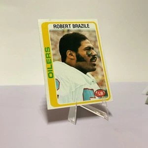 🏈 1978 Topps Robert Brazile 337 Engrasadores * Tarjeta de fútbol * ¡Nútido! - Imagen 1 de 2