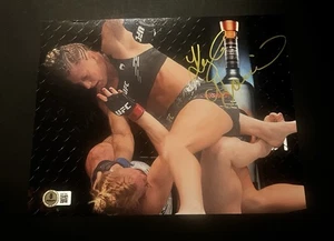 Kayla Harrison signed 8x10 photo UFC autographed Beckett Bas Coa MMA Fighter - Picture 1 of 1