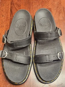 Dr. Martens Women's Blaire Slide Sandal, Black Hydro, 8 - Picture 1 of 2