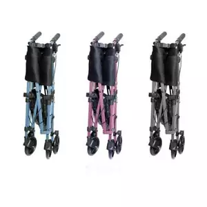 EZ Fold 'N Go Rollator - Super Light, Adjustable Height, 3 Colours, Foldable - Picture 1 of 4