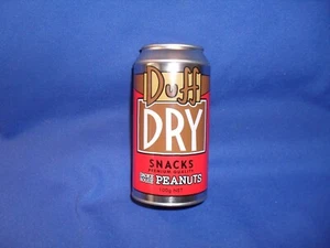 DUFF SNACKS PEANUTS EMPTY TIN - Bild 1 von 6