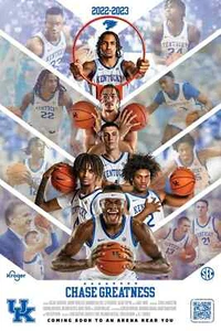 2022-23 University of Kentucky Wildcats Men's & Women's Basketball Poster Lot - Picture 1 of 2