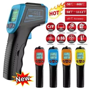 Industrial Infrared Thermometer Pyrometer Temperature Meter -50 + 600°C - Picture 1 of 14