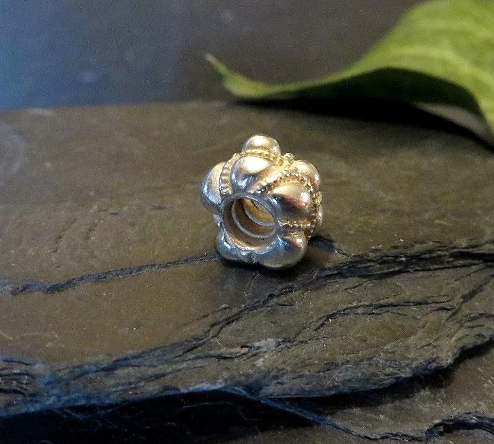 Original Pandora 925 Silber Ale Anhänger Charm Knubbel Space Age Abstrakt Top - Bild 1 von 1