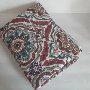 Home Accents Turnstyle pillow Shams x2 Quilted Floral Earth Tones - Picture 1 of 5