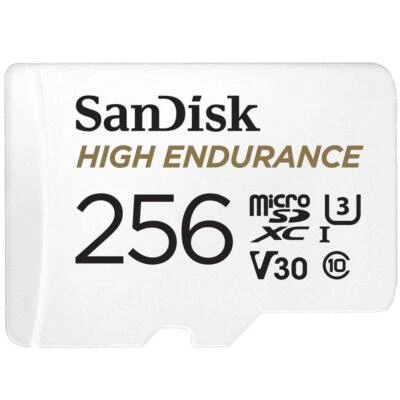 Sandisk 256Gb High Endurance Microsd Card For Dash Cams And Security Systems - Image 1 of 4