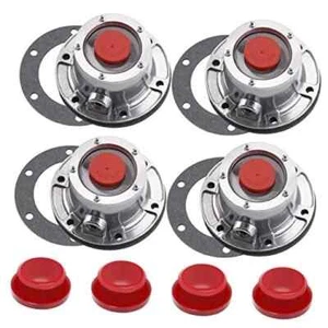 Hub Cap 3434024 Aluminum Hubcaps for Trailer Axle bw - Picture 1 of 1
