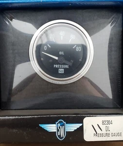 stewart warner 82304 oil pressure gauge - Foto 1 di 1