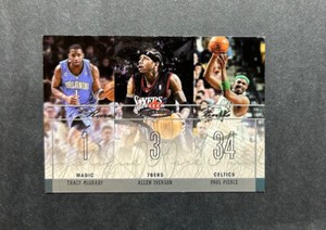 2003-04 Fleer Mystique Tracy McGrady/Allen Iverson/Pierce Rare Finds #/500