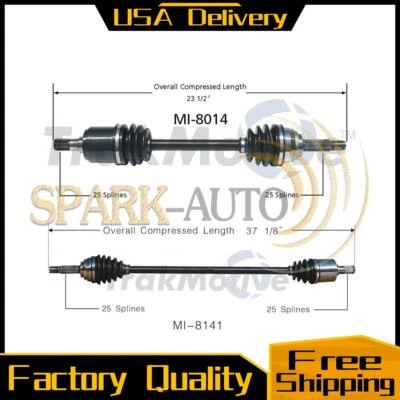 Передний вал оси CV в сборе подходит для Mitsubishi Mirage 1990 Plymouth Colt 1991 1992 годов выпуска - Изображение 1 из 3