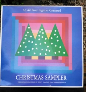 AIR FORCE LOGISTICS COMMAND BAND OF FLIGHT Christmas Sampler LP USAF - Foto 1 di 5