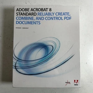 Adobe Acrobat 8 Standard English Ver. Combine & Control PDF Documents for Window - Picture 1 of 5