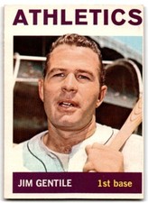 1964 Topps Jim Gentile Baseball Cards #196