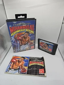 De colección Muhammad Ali Heavyweight Boxeo Sega Mega Drive Juego PAL UK 1992 Completo - Imagen 1 de 2