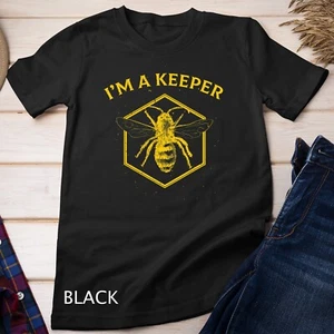 Imkerei Shirt I'm A Keeper Bienenstockbesitzer Geschenk Unisex T-Shirt - Bild 1 von 17