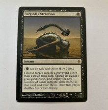 Magic the Gathering MTG Surgical Extraction New Phyrexia 74/175 Rare Mint