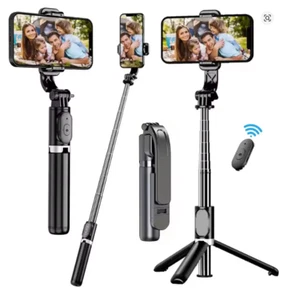 3-in-1 Telescopic Selfie Stick Tripod Monopod Travel Photography iPhone Android - Picture 1 of 5